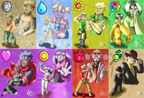 pokemon gen 1 gym leaders.